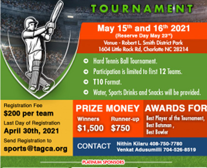  2021 TAGCA Cricket Tournament 